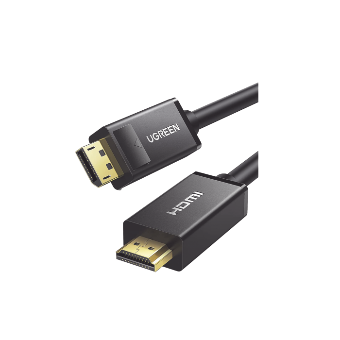 Cable DP Macho a HDMI Macho | Longitud 5m | Soporta 4K@30Hz | Soporta 3D | Cobre Estai±ado 28AWG | Blindaje interno miºltiple | Transmision Unidireccional | Boton de Liberacion | Chip de išltima Generacion. - Image 1