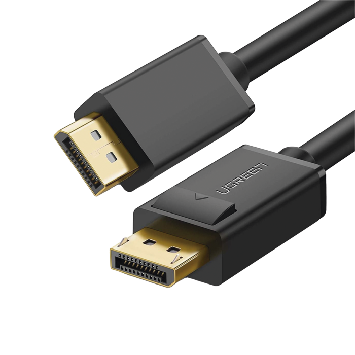 Cable DisplayPort 1.2 Macho a Macho/ Longitud 5m / Version DP1.2 / Soporta 4K@60Hz; 2K@144Hz / Soporta 3D / Color profundo de 8 y 10 bits / Blindaje Interno Miºltiple / Cobre Estai±ado 28AWG / Boton de Liberacion - Image 1