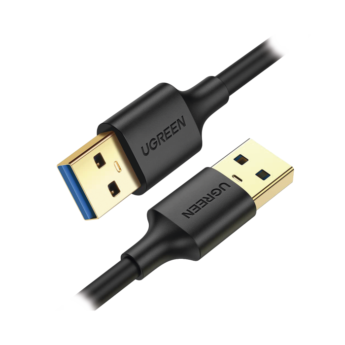 Cable USB-A 3.0 a USB-A 3.0 / 2 Metros / Macho a Macho / Conector Niquelado / Niºcleo de Cobre Estai±ado / Blindaje Miºltiple / Velocidad 5Gbps / No Requiere Controlador / Compatible con USB2.0 Y USB 1.1 - Image 1