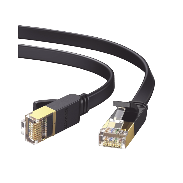 Cable Ethernet Plano Cat7 U/FTP 10 Gigabit 600MHz 1m - Image 1