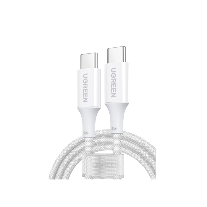 Cable USB-C a USB-C | 2 Metros | Potencia de Carga 100W | 20V 5A | PD3.0 | QC4.0/3.0/2.0 | FPC | AFC | 480 Mbps | Chip E-Market | Compatible con IPhone 15 | Carcasa de Aluminio | Nylon Trenzado. - Image 1