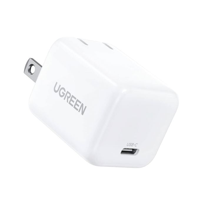 Cargador Mini de 20W Serie Nexode | 1 USB-C | Carga Rapida | Tecnologi­a GaN II | PD3.0/QC4.0/QC3.0/ QC2.0 /QC1.0 AFC, FCP, BC1.2, Apple/Samsung | Carga Inteligente | Miºltiple Proteccion | Color Blanco. - Image 1