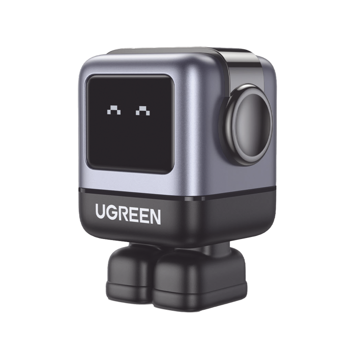 Cargador RobotGaN de 65W Serie UNO | 3 Puertos de Carga Rapida | 2 USB-C | 1 USB-A | PD 3.0 | QC 4.0 | Carga Inteligente | Tecnologi­a GaN II | Zapato Magnetico Extrai­ble | Carcasa Ignifuga | Pantalla LED - Image 1