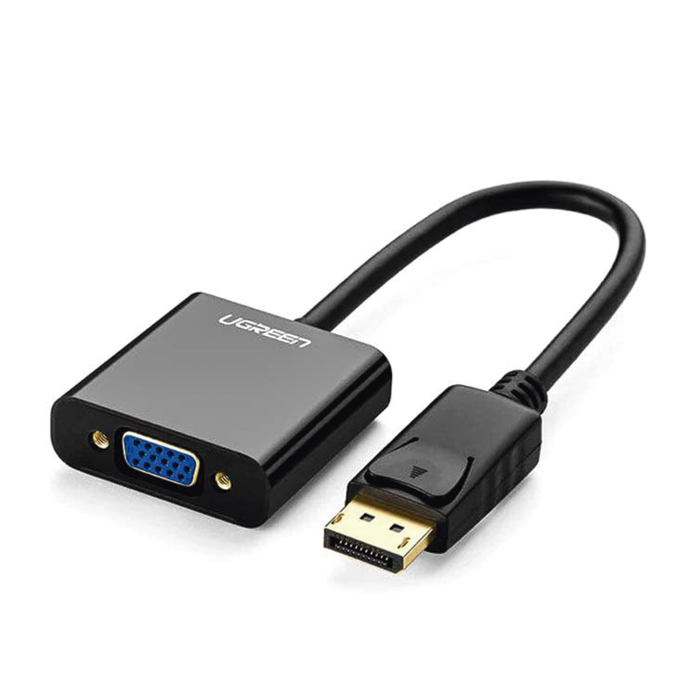 Convertidor DP Macho a VGA Hembra (negro). - Image 1