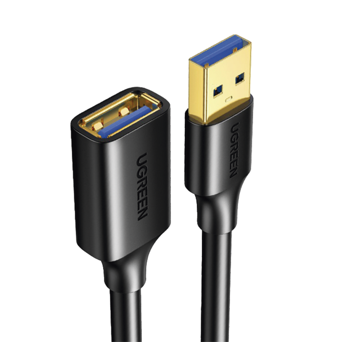 Cable Extensor USB 3.0 / 3 Metros / Macho-Hembra / 5 Gbps / Ultra Durabilidad / Niºcleo de cobre estai±ado 28/22 AWG / Blindaje interior miºltiple / Ideal para teclado, mouse , etc. - Image 1