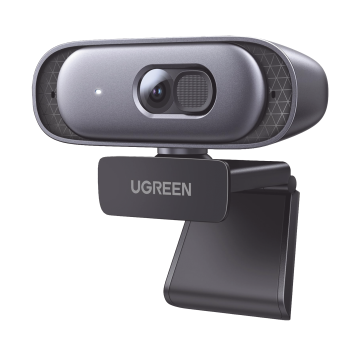 Camara Web 2K con Microfono Integrado | Cancelacion de Ruido | Correccion de Luz Automatica | Vista Amplia de 91Â° | Rotacion Flexible de 360Â° | Cubierta de privacidad | Incluye Cable USB de 2M. - Image 1