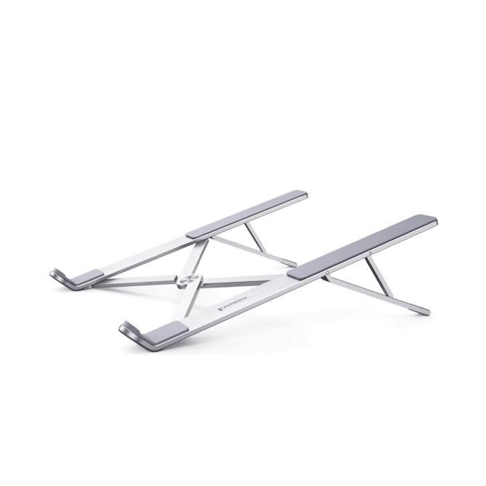Soporte Portatil de Aluminio para Laptop / Amplia Compatibilidad de 11-17.3" / Ajuste de Altura 46.5 mm-136.5 mm / Capacidad de carga de 5 kg / Disei±o Plegable / Material de Aleacion de Aluminio + Silicona. - Image 1