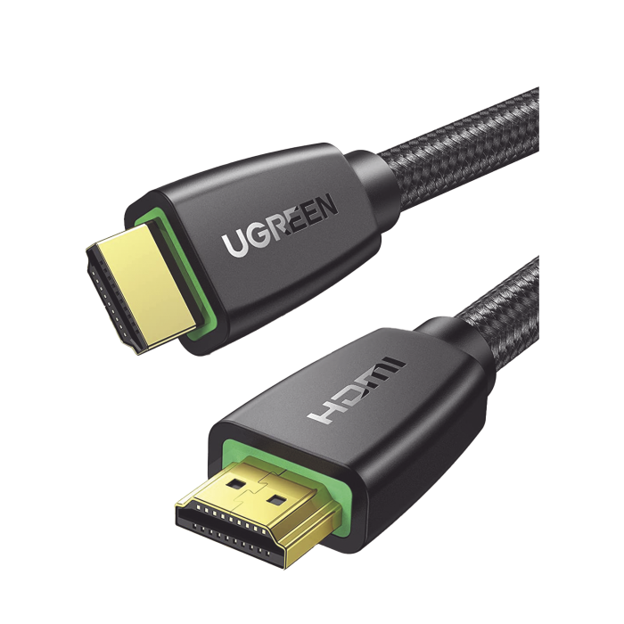 Cable HDMI 2.0 de Nylon Trenzado / 3 m / 4K@60Hz / HDR / 3D / HEC (Canal Ethernet HDMI) / ARC (Canal de Retorno de Audio / Color Profundo de 48 bits / Audio de 32 canales / HDCP 2.2 /Audio DTS: X / 18 Gbps / Blindaje de 4 capas - Image 1