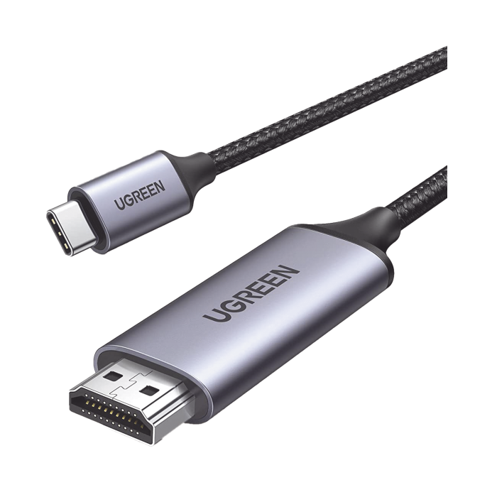 Cable USB-C 3.1 a HDMI 4K | 1.5m | Compatible con Thunderbolt 3 & 4 | Adaptador Tipo-C a HDMI | 4k@60Hz | Soporta Modo Espejo y Modo Extendido | Carcasa de Aluminio | Nylon Trenzado | Conector Niquelado | Blindaje Multicapa. - Image 1
