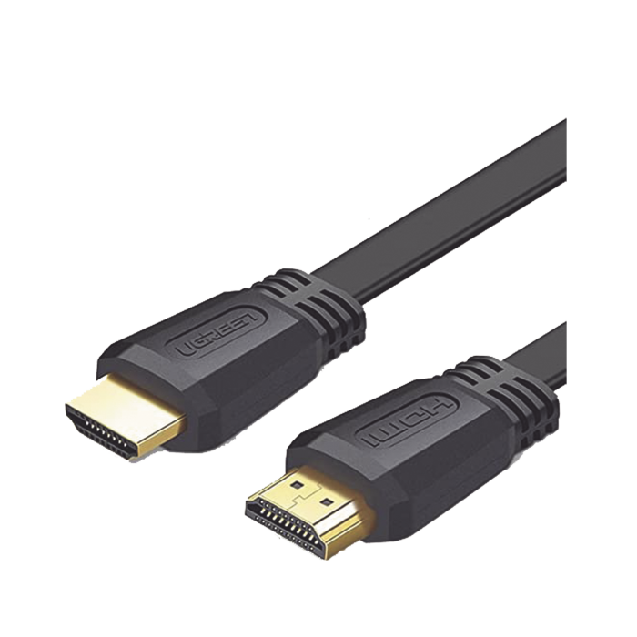 Cable HDMI 2.0 Plano de 3 m / 4K@60Hz / HDR / 3D / HEC (Canal Ethernet HDMI) / ARC (Canal de Retorno de Audio) / Color Profundo de 48 bits / Audio de 32 canales / HDCP /Audio Dolby True HD 7.1 / 18 Gbps / Estai±ado y Triple Blindaje / Anti Interfere - Image 1