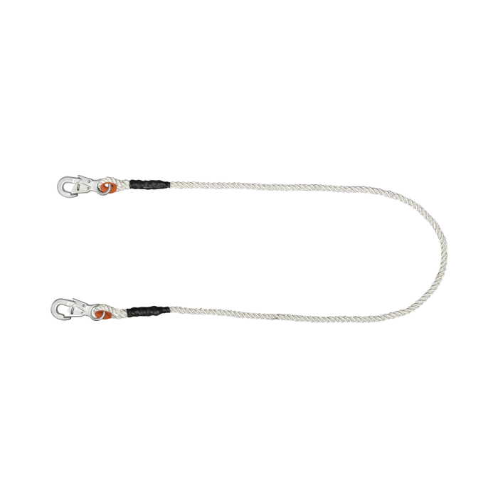Cables de Proteccion con Cuerda de Polipropileno de 9/16'' Seguro Doble (Li­nea de Vida) - Image 1