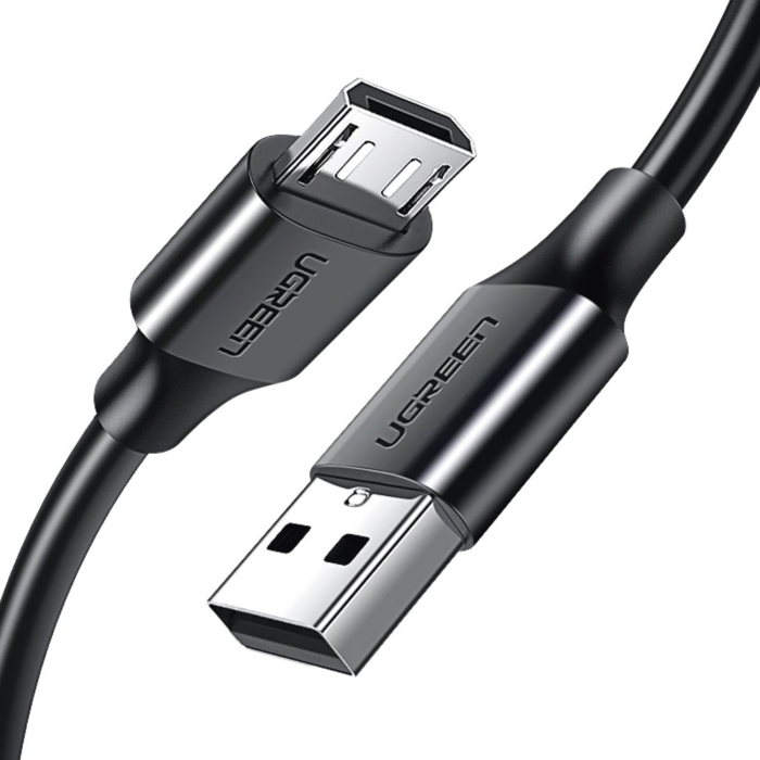 Cable USB-A a Micro USB | 2 Metros | Tecnologi­a de Carga Rapida Qualcomm / QC 3.0/2.0 | Recarga hasta 18W | Transmision de Datos hasta 480Mbps | Tecnologi­a de Carga Segura | Hasta 5,000 Flexiones | ABS y PVC de Alta Duraci& - Image 1