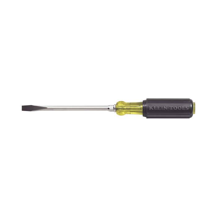 Desarmador de Punta Plana de 10 mm con Mango Acojinado de 203 mm. - Image 1