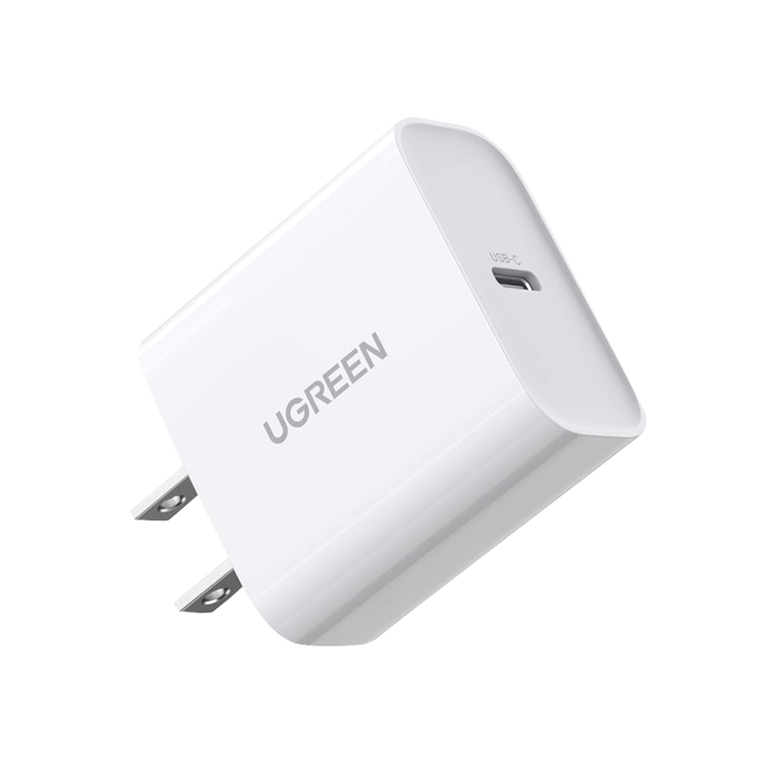 Cargador USB-C de 20W | 1 USB-C de Carga Rapida | QC4.0+ | PD3.0 | PPS | BC1.2| Carga Inteligente | Chip PWM | Miºltiple Proteccion | Mayor Eficiencia Energetica | Tamai±o Compacto | Carcasa Ignifuga | Color Blanco. - Image 1