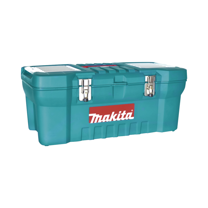 Caja de herramientas de 24" con doble cerradura de metal (60 x 25 x 30 cm) - Image 1