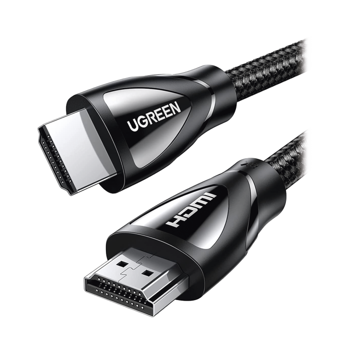 Cable HDMI 2.1 de Nylon Trenzado / 1 Metro / 8K@60Hz/4K@120Hz / eARC (Canal de Retorno de Audio / HDR10+ / VVR / HEC (Canal Ethernet HDMI) / ALLM / 3D / Dolby Atmos / Dolby Vision / 48 Gbps / Mayor Duracion. - Image 1