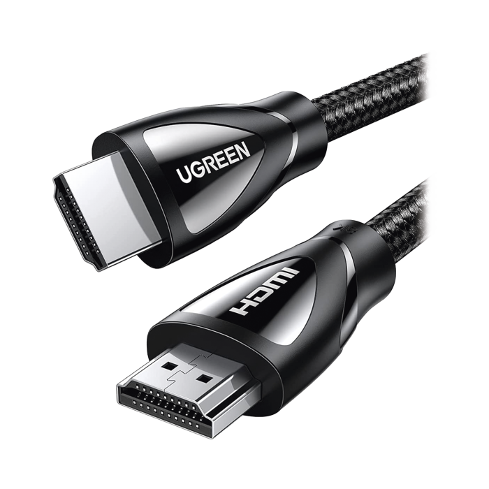 Cable HDMI 2.1 de Nylon Trenzado / 3 Metros / 8K@60Hz/4K@120Hz / eARC (Canal de Retorno de Audio / HDR10+ / VVR / HEC (Canal Ethernet HDMI) / ALLM / 3D / Dolby Atmos / Dolby Vision / 48 Gbps / Mayor Duracion. - Image 1