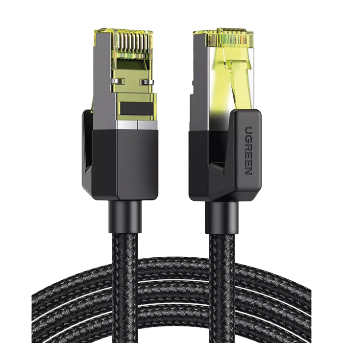 Cable Ethernet Cat7 CLASSâ? F/FTP Redondo con Malla de Nylon 2 Metros - Image 1