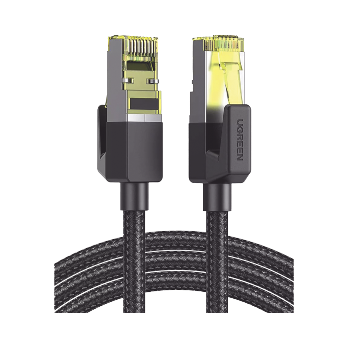 Cable Ethernet Cat7 CLASSâ? F/FTP Redondo con Malla de Nylon 3 Metros - Image 1