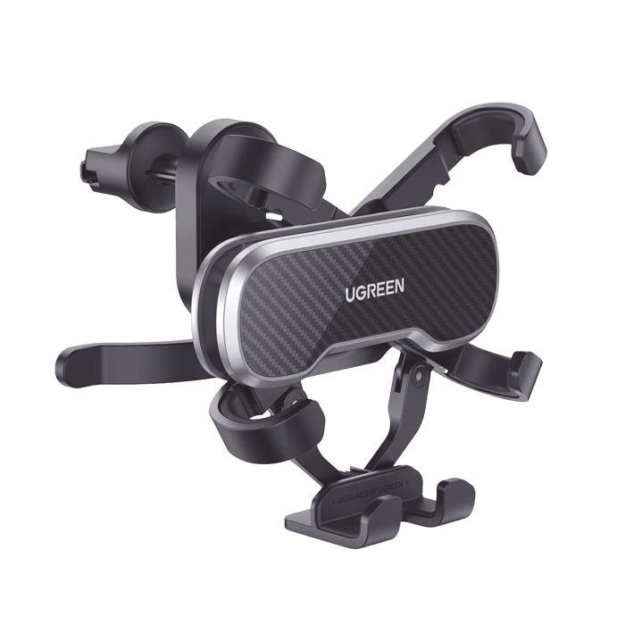 Soporte de Automovil para Rendija de Ventilacion | Tecnologi­a Gravity | Rotacion de 360Â° | Suspension por Gancho | Pinzas de Goma | Compatible con Rejilla de Ventilacion Horizontal y Vertical. - Image 1