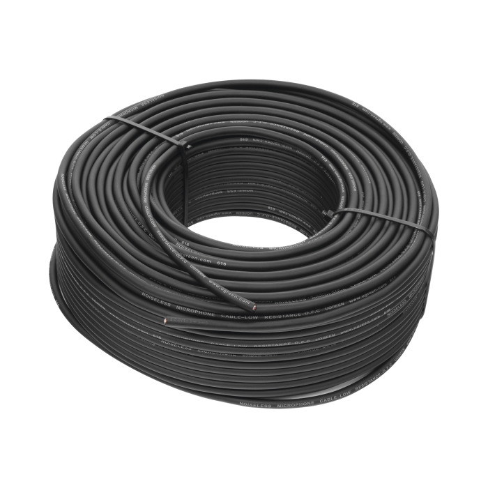 Cable para Microfono de 100 Metros | Compatible con Conectores XLR, 6.5 mm, 3.5 mm y RCA | PVC | Marcado por Metro | Alta Fidelidad | Niºcleo de Cobre Puro. - Image 1
