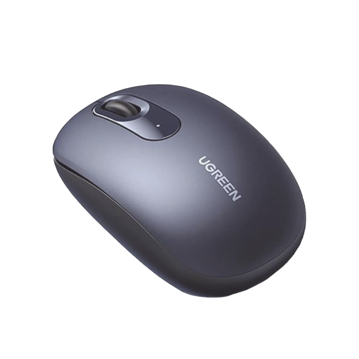 Mouse Inalambrico 2.4G 800/1200/1600/2400 DPI | Funcion de 3 botones | Alcance 10m | Silencioso | Ergonomico | Anti-cai­da y Anti-interferencias | Bateri­a Alcalina AA incluida | Midnight Blue. - Image 1