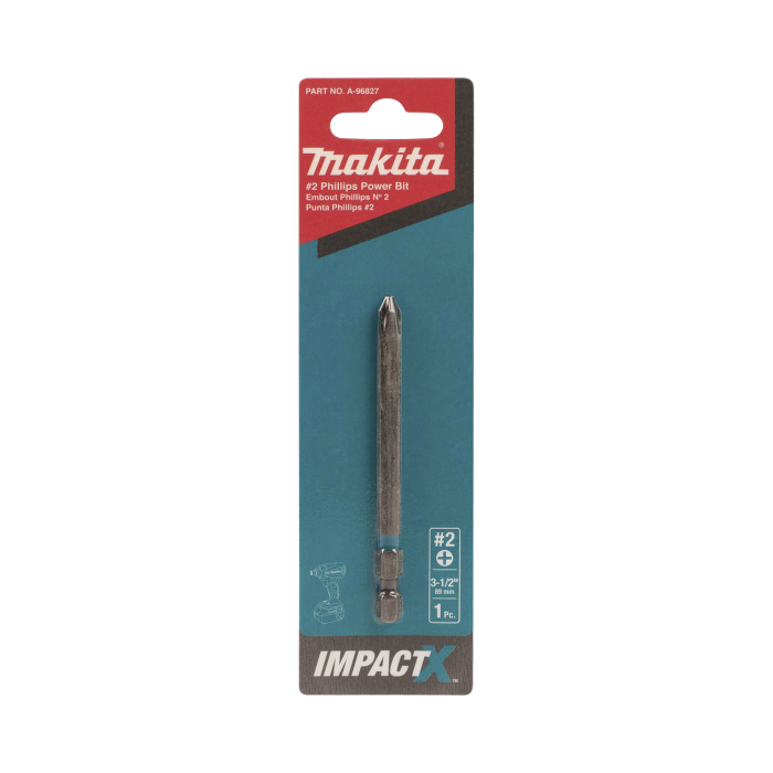 Punta phillips de 3-1/2" ( 89mm ) impact-x ph2 del # 2, blister con 1 pieza - Image 1