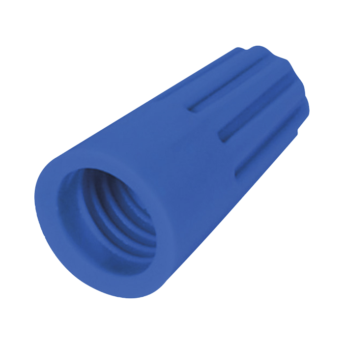 Capuchon roscable / 14 AWG / Aziºl / Paquete de 25 piezas. - Image 1