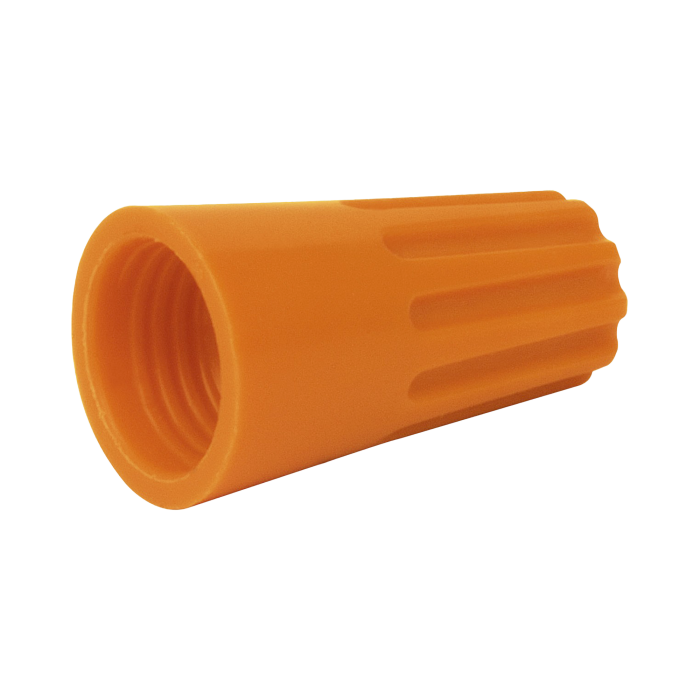 Capuchon roscable / 12 AWG / Naranja / Paquete de 25 piezas. - Image 1