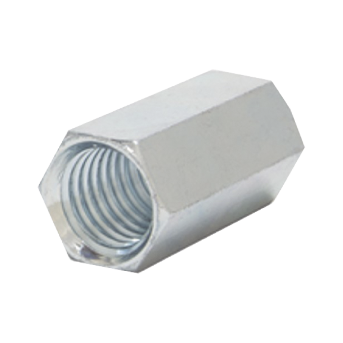 Cople hexagonal roscado cuerda maquina galvanizado de 7.9mm ( 5/16") - Image 1
