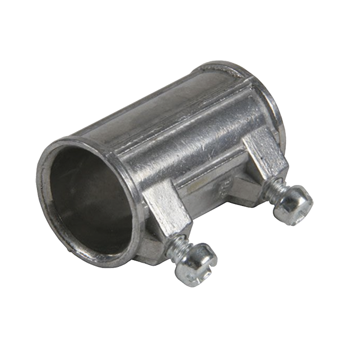 Cople de 1/2" para Tubo Pared Delgada con Tornillos Opresores. - Image 1