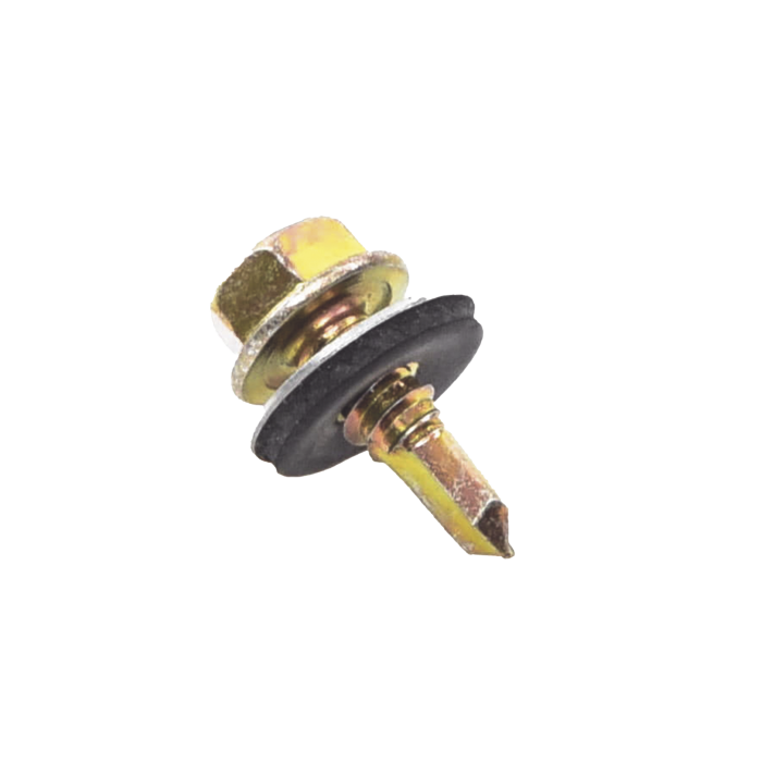 Tornillo Punta Broca Sello Montado 6.5 X 38 mm (1/4" X 1 1/2") Caj. C/100pz. - Image 1