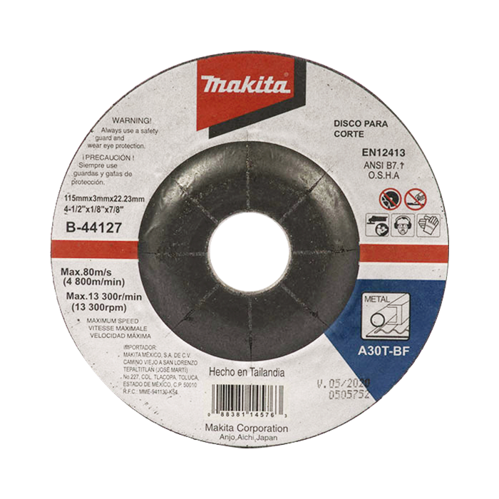 Disco de corte para metal de 4 1/2" - Image 1