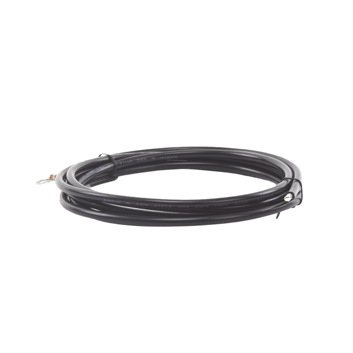 Cable para Controlador, 3.0 m, Negro, Calibre 8 AWG con Terminal de Ojo en un Extremo - Image 1