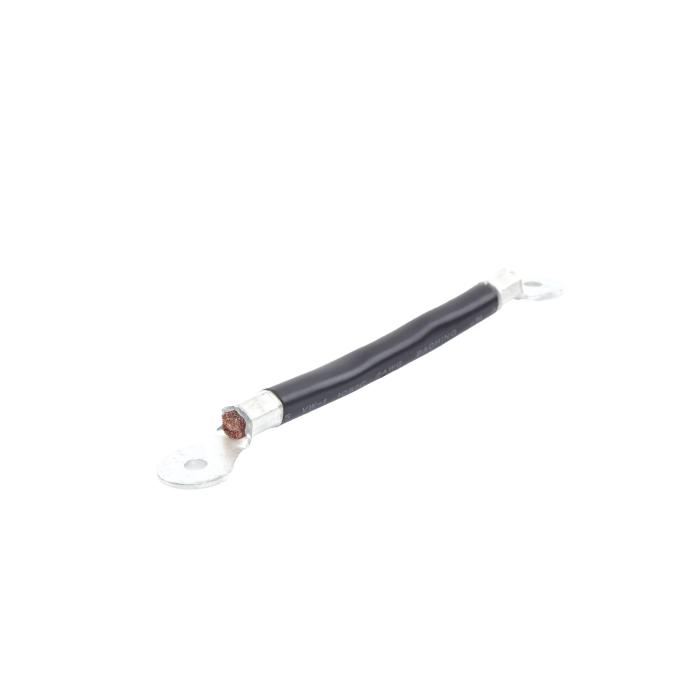 Cable para Bateri­as, 0.2m, Negro, Calibre 2 AWG con Terminales de Ojo en Ambos Extremos - Image 1