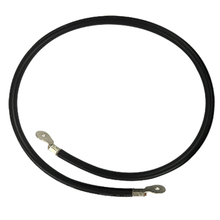 Cable para Bateri­as, 1 m, Negro, Calibre 2 AWG con Terminales de Ojo en Ambos Extremos - Image 1