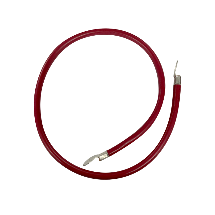 Cable para Bateri­as 1 m, Rojo, Calibre 2 AWG con Terminales de Ojo en Ambos Extremos - Image 1