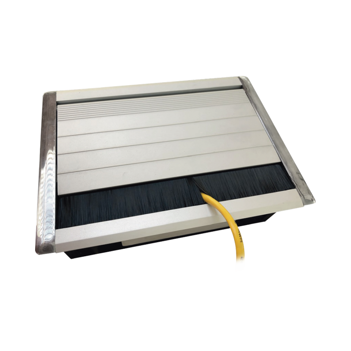 Caja universal vacia de 1 modulo para instalacion en escritorio (voz, datos, video, contactos electricos), (No incluye accesorios) - Image 1