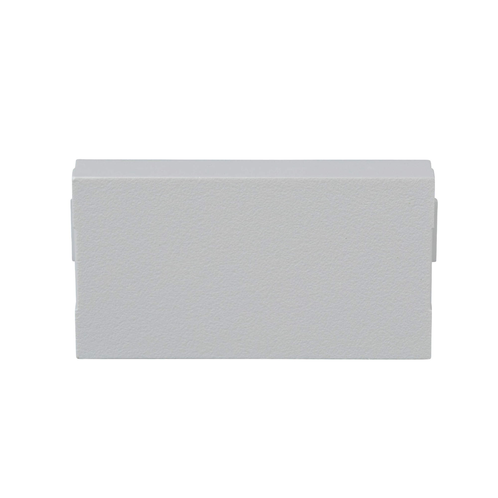 CHB2MWHX-h.png Modulo de tapa ciega (Inserto Ciego), de 1/3, Color Blanco, 1 Pieza - Image 1