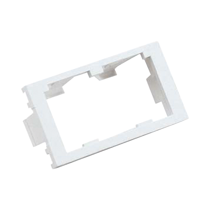 Inserto Plano de 1/3, Espacio para Dos Modulos Mini-ComÂ®, Color Blanco Mate - Image 1