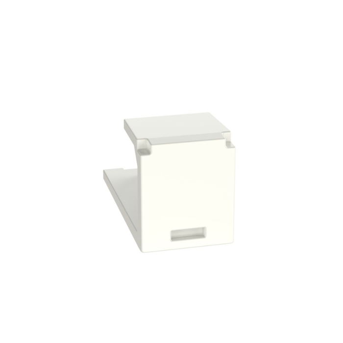 Modulo de tapa ciega (Inserto Ciego), Mini-Com, Color Blanco Mate, 1 Pieza - Image 1