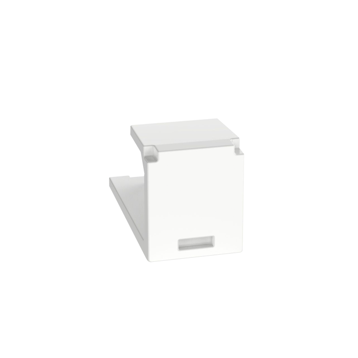 Modulo de tapa ciega (Inserto Ciego), Mini-Com, Color Blanco, 1 Pieza - Image 1