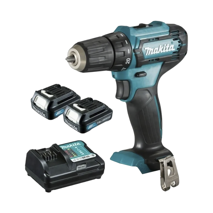 Atornillador broquero cambio rapido 3/8". 2 bateri­as 12v de 1.5 amperes y cargador. - Image 1