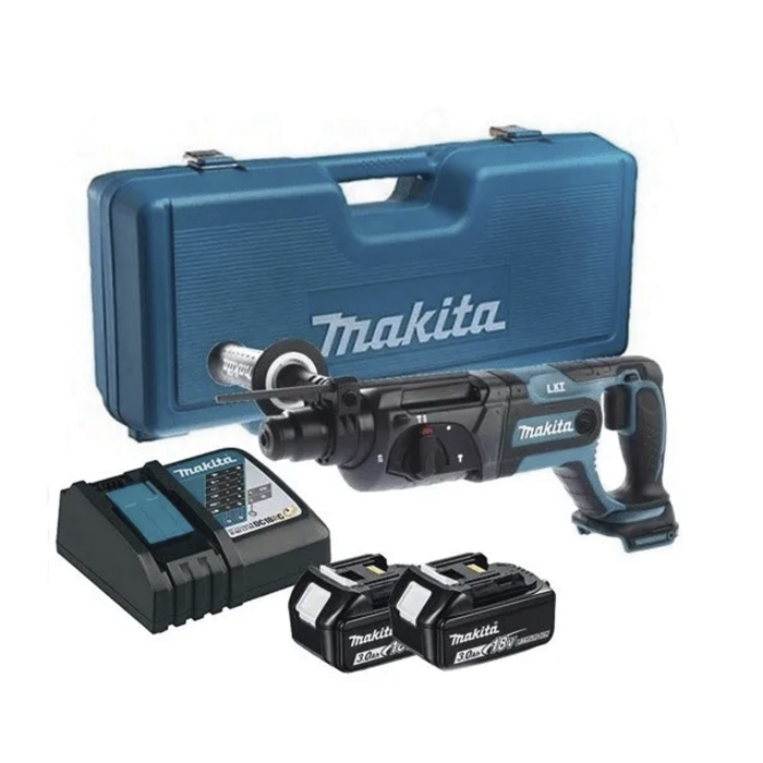 Rotamartillo 18V, SDS 0-1.200 Rpm, 3 Modos de Trabajo, Incluye 2 Bateri­as de 3.0 Ah, Cargador y Maleti­n. - Image 1