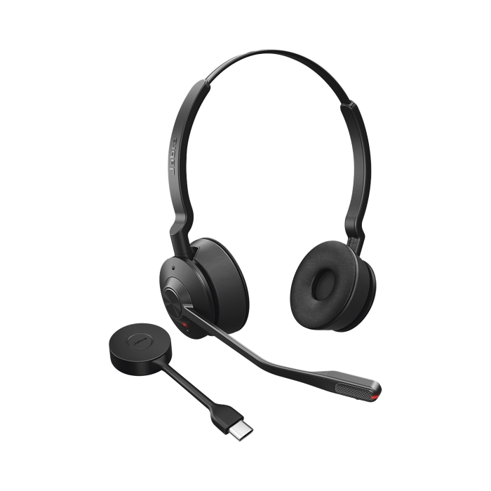 Jabra Engage 55, Auricular stereo version MS con aislamiento de ruido activa, adaptador DECT USB-A (9559-450-125) - Image 1