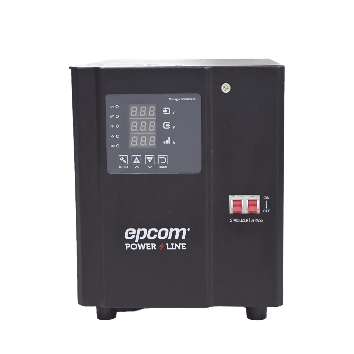 Regulador de Voltaje Industrial Monofasico 3 kVA/3 kW 120 V / Entrada 96-144 Vca / Salida 117.6- 122.4 Vca - Image 1