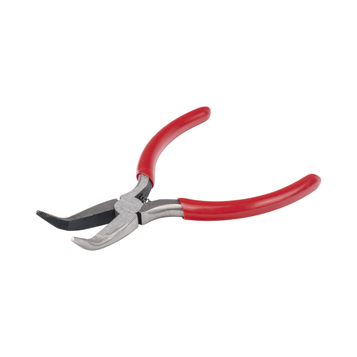 Pinza punta Curveada de 5" con Mango Forrado Plastico. - Image 1