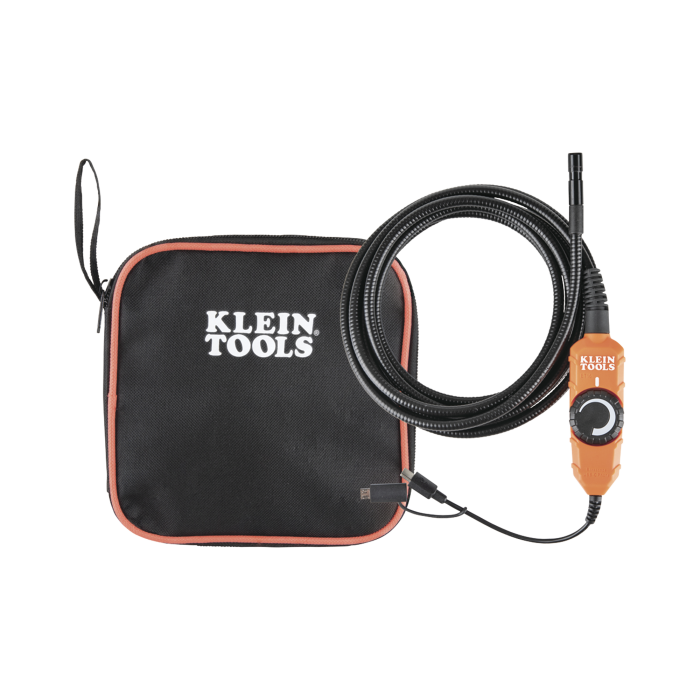 Camara Boroscopio de Inspeccion con Conexion para Dispositivos AndroidÂ®. Cuello de Cisne Blindado de 10' (3 m) y 6 Luces LED - Image 1