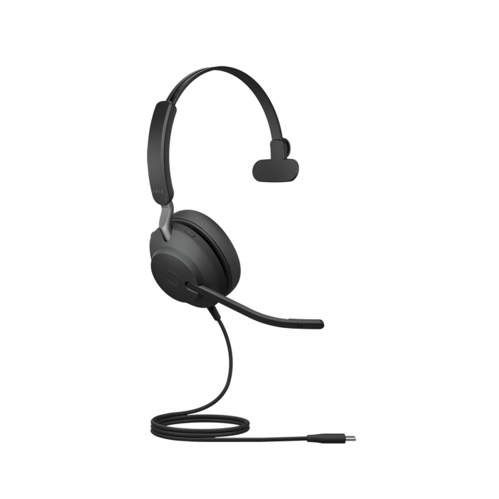 Jabra Evolve 2 40, Auricular mono version UC con aislamiento de ruido, conexion USB-C y indicador de ocupado (Busylight) (24089-889-899) - Image 1