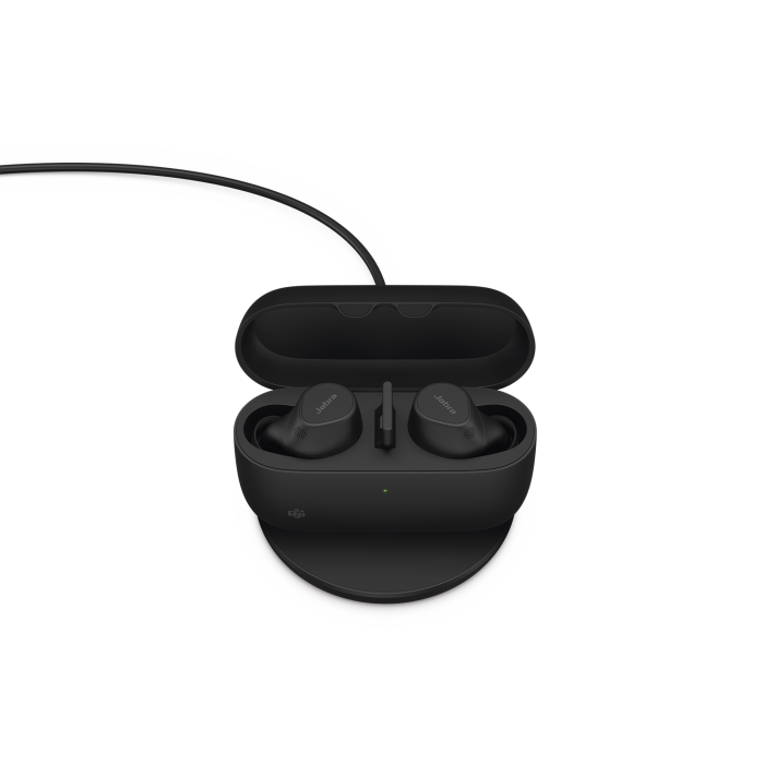 Jabra Evolve2 Buds, Auriculares version MS con cancelacion de ruido activa, Bluetooth conexion hasta 2 dispositivos (20797-999-999) - Image 1